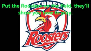 Sydney Roosters theme song Lyrics NRL SingALong [upl. by Elsie]