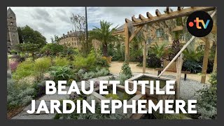 Environnement  à Metz le jardin éphémère est aussi beau quutile [upl. by Anilev]