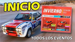 INICIO de La Estación de Invierno  Todos Los Eventos Estacionales  Premios  Coches forzahorizon5 [upl. by Mik]