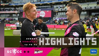 HIGHLIGHTS Rew Dickson and Gregory star as Somerset beat Surrey again [upl. by Wight]