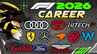 The 2026 F1 Season is HERE in F1 24 Career Mode 3 NEW Teams [upl. by Epotimet520]