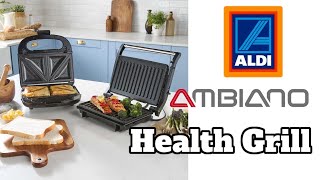 Aldi Health Grill  Healthy Cooking Game Changer [upl. by Otrevire]