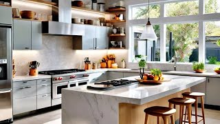 American kitchen renovation ideas ampchimni installation tips furniture interiordesign call [upl. by Sonitnatsok]