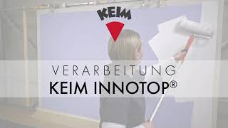 Verarbeitung von Wandfarben  KEIM INNOTOP® [upl. by Knox]