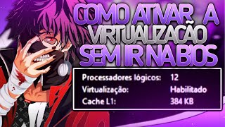 COMO ATIVAR A VIRTUALIZAÇÃO VT SEM PRECISAR IR NA BIOS [upl. by Lennahs]