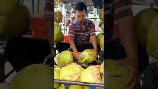 Coconut cutting ASMR Satisfying sound [upl. by Aneeroc]