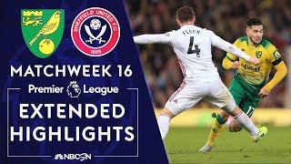 Norwich City v Sheffield United  PREMIER LEAGUE HIGHLIGHTS  120819  NBC Sports [upl. by Aldin]