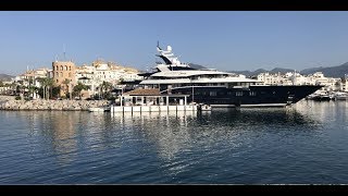 YATE SOLANDGE 85 metro150 millones de eurosPuerto Banus Marbella [upl. by Zere395]