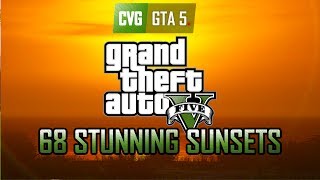 GTA V 68 Stunning Sunsets [upl. by Early]