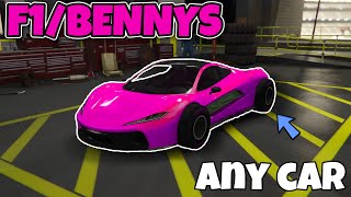 HOW TO MAKE YOUR OWN MODDED CARS IN GTA 5 ONLINE F1BENNYS 163 EASY METHOD TUTORIAL 160 [upl. by Millan676]