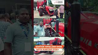 Kartar 5136 tractor  Infielder KH36 is the Solution for Sugarcane harvesting sugarcane tractor [upl. by Ebeohp]