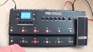 Line 6 Pod Hd500x Quick Start Guide [upl. by Forsyth]