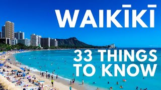 WAIKIKI TRAVEL TIPS 33 Things to Know Before You Visit Waikiki Hawaii [upl. by Jedlicka]