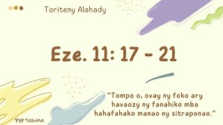 Toriteny Alahady Eze 11 17  21 [upl. by Lundell]