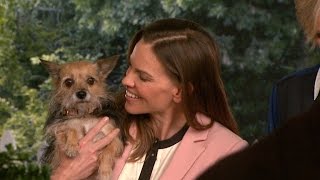 Hilary Swank amp Jane Lynch to Host Thanksgiving DogaThon [upl. by Beatrix]