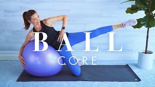 Stability Ball Workout for Beginners amp Seniors  Fun Exercises for Full Body Toning [upl. by Dira647]