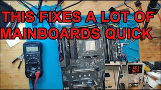 This simple fix can bring your Mainboard back to life MSI X370 Gaming Motherboard repair [upl. by Acinoj501]