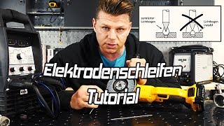 Wolframelektrodenschleifen Tutorial für Anfänger [upl. by Courcy]