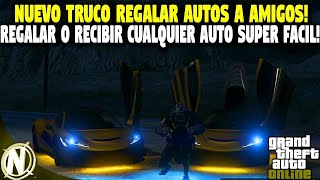 💥 Nuevo 😱 Como regalar AUTOS a amigos en gta v online ⚠ regalar coches en gta 5 ✔ GCTF [upl. by Survance]