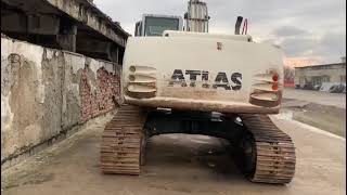 A117733  Terex  TC 225  Wheeled Excavator  7 [upl. by Herwick]