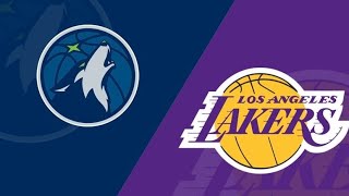 Timberwolves vs Lakers [upl. by Nickolai]