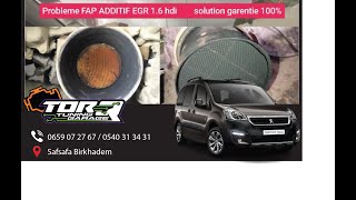 Problème de Filtre à particules FAP amp Additif sur Peugeot Partner Tepee 16HDI Solution définitive [upl. by Kriste]