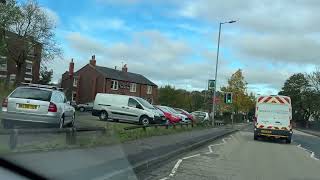 Driving from Oldham to Rochdale Manchester England [upl. by Conrade465]