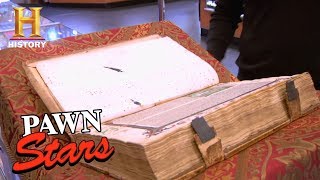 Best of Pawn Stars Incunable Book  History [upl. by Aiek]