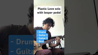 How to play Plastic Love solo citypop looper [upl. by Eibmab]