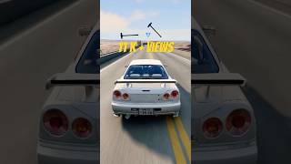 Viral Cars VS Broken Bridge  shorts shortsvideo games nascar forzahorizon5 [upl. by Ahsatak]