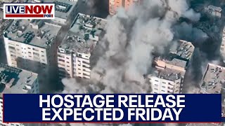 IsraelHamas war Ceasefire hostage release looming  LiveNOW from FOX [upl. by Rezal374]