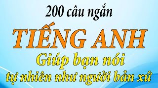 200 câu tiếng Anh siêu ngắn thông dụng nhất trong giao tiếp hằng ngày [upl. by Akimaj]