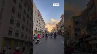 Một buổi chiều hoàng hôn đẹp rực rỡ duongphosaigon bealife [upl. by Ayotan]