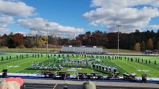 Petoskey HS Marching Band  percussion  Brandon HS competition [upl. by Fia586]