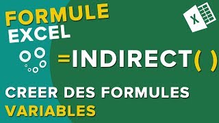 La fonction INDIRECT pour des Formules Variables  Tuto Excel [upl. by Notsua]