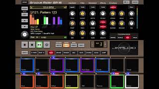 Groove Rider GR16 for iPad with Korg nanoKEY Studio [upl. by Hultin22]