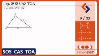 09 SOS CAS TOA Serie goniometrie [upl. by Elleined930]