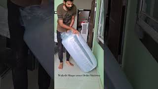 Wakefit Shape sense Ortho mattress 5 inch size mattress wakefit unboxing review orthomattress [upl. by Dahaf]