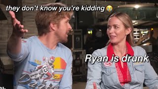 Ryan Gosling and Emily Blunt being the funniest comedic duo [upl. by Roselane]