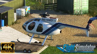 MD 500E  First Look  CowanSim  Microsoft Flight Simulator 4K MSFSMSFS2020 [upl. by Alvina]