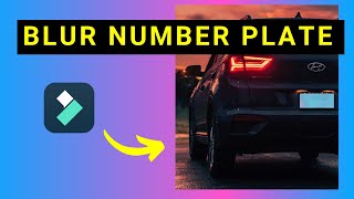 How to Blur Car Number Plate in Video in Filmora 14 using the Planar Tracking Feature [upl. by Fabrienne]