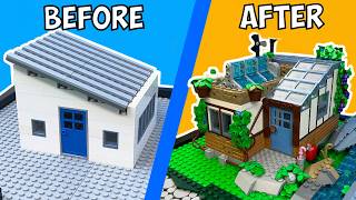 I Upgraded basic LEGO HOUSES [upl. by Esinet]