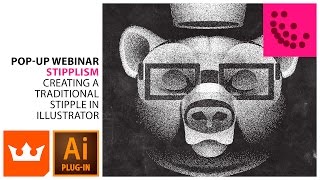 Creating a Traditional Stipple in Illustrator  Webinar  STIPPLISM [upl. by Fennie451]