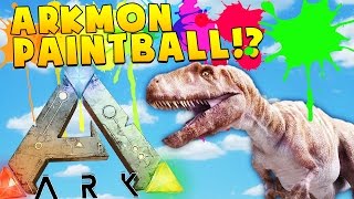 BRAND NEW ARK SURVIVAL EVOLVED MINIGAME PAINTBALL CTF  JeromeASF [upl. by Hasty]