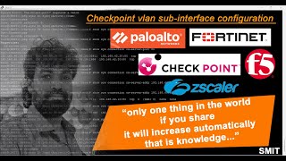 checkpoint new vlan subinterface configuration [upl. by Eed925]