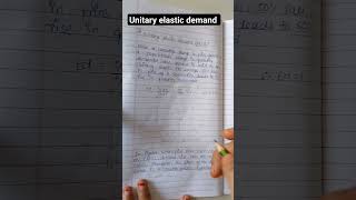 Unitary elastic demand economics [upl. by So]