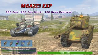 M6A2E1 EXP no damage III  07K DMG  04K DMG Block  100 Base Captured  Wot Blitz [upl. by Eleirbag]