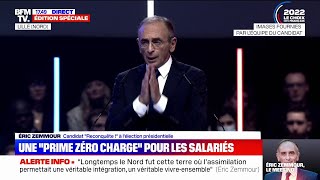 Le discours d’Éric Zemmour à Lille en intégralité [upl. by Eartha]