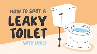 How to Spot a Leaky Toilet with Luke [upl. by Francisca]