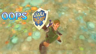 The blessing that helped me getting the Hylian Shield in Skyward Sword HD Hero Mode [upl. by Jena]